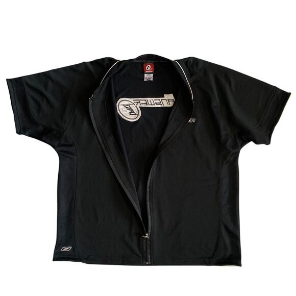 Reebok Mens 2XL Iverson Limited Edition Full Zip Y2K Short Sleeve Shirt Jacket - Picture 5 of 16